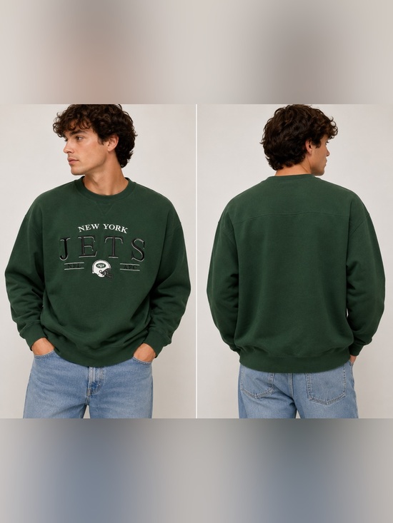 Lee Other - Lee New York Jets Dark Green Crewneck Sweatshirt